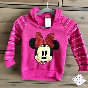 Disney Pink Mini Mouse Hoodie 3T